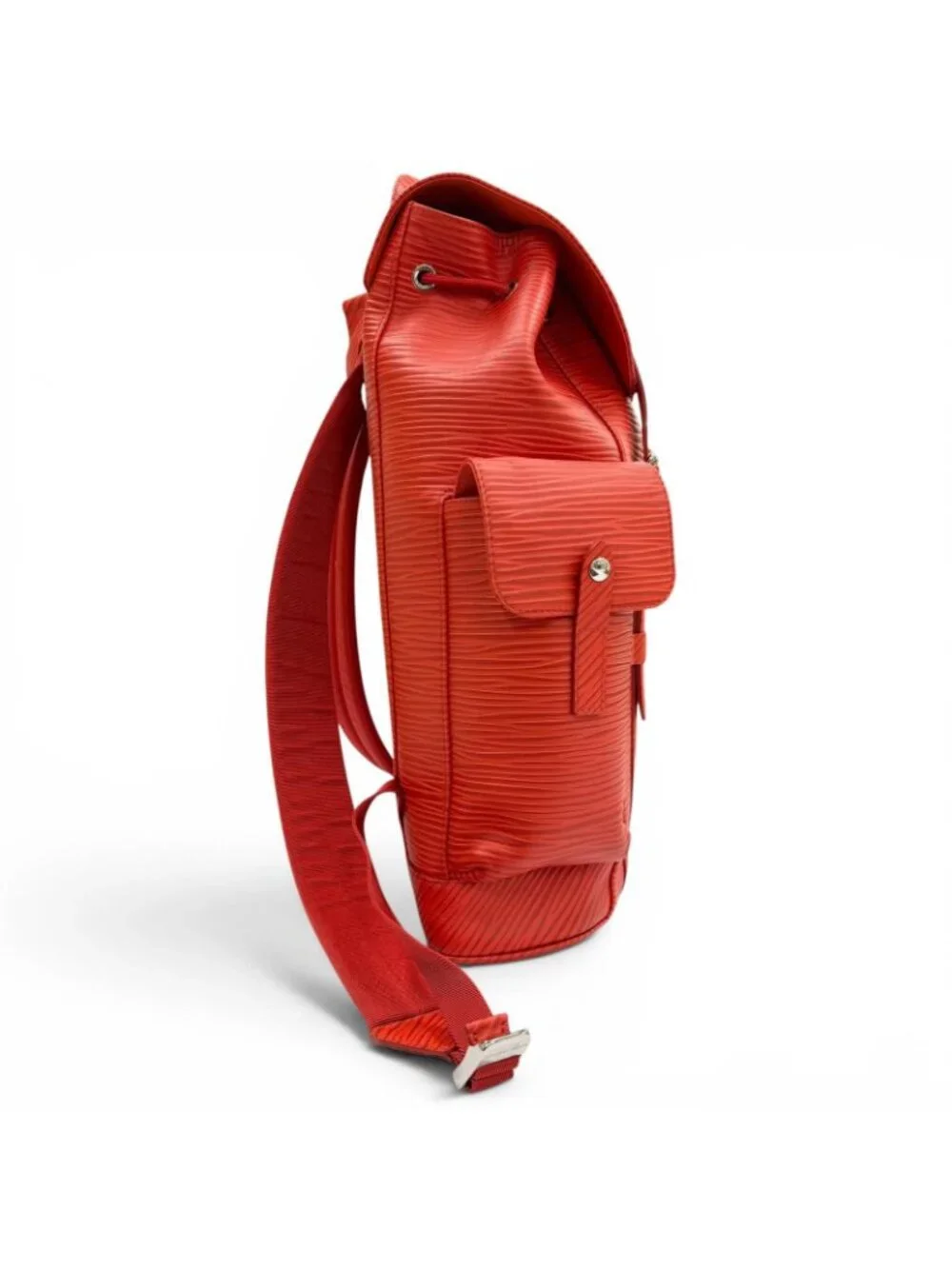 Louis Vuitton Christopher MM Backpack Epi XL Red Silver